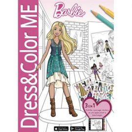 BARBIE DRESS & COLOR ME