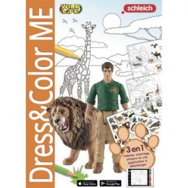 SCHLEICH WILD LIFE DRESS & COLOR ME