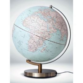 GLOBE 30 CM BLEU LUMINEUX