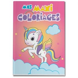 LICORNE - MES MAXI COLORIAGES DE 3 A 5 ANS