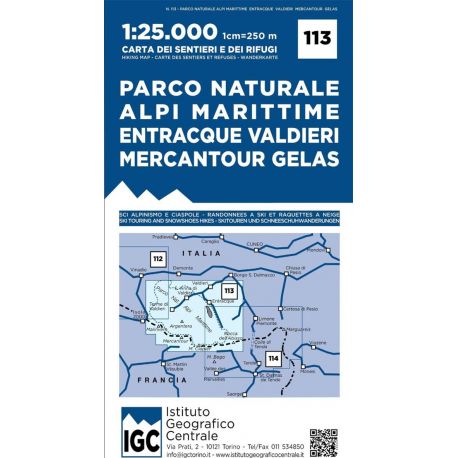 N*113 PARCO NATURALE ALPI MARITTIME ENTRACQUE, VALDIERI, MERCANTOUR