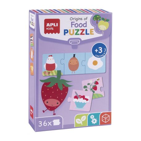 PUZZLE ORIGINE DES ALIMENTS 36 PIECES