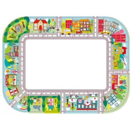 PUZZLE XXL VILLE 20 PIECES