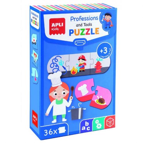 PUZZLE PROFESSIONS ET LEURS OUTILS 36 PIECES