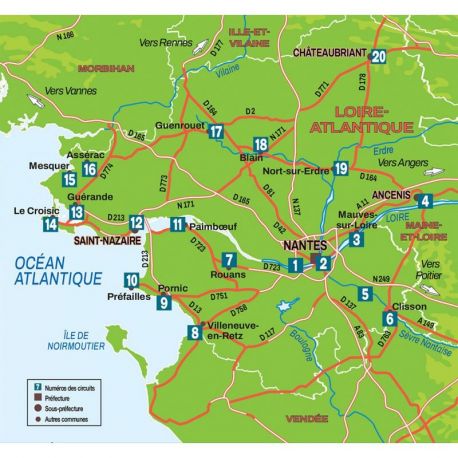 BOUCLES A VELO - LOIRE ATLANTIQUE