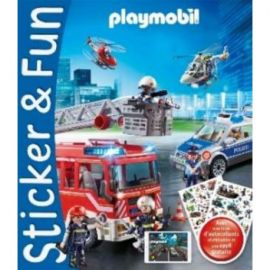 PLAYMOBIL - POMPIERS STICKER AND FUN - 2 EN 1