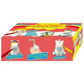 KIT 3 ANIMAUX FABULEUX A COLORIER