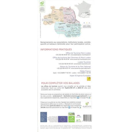 DE LA MONTAGNE DU GOULET AUX GORGES DU BRAMONT - MONT LOZERE PAYS DES S