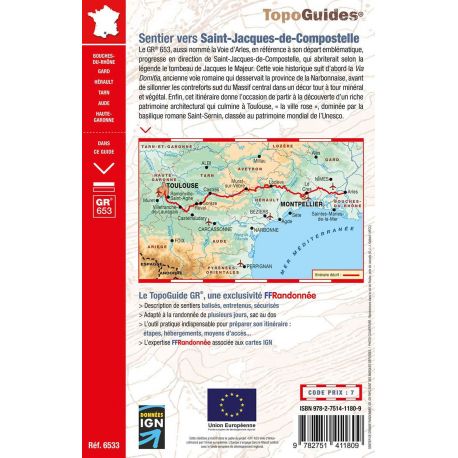 GR653 ST JACQUES : ARLES-TOULOUSE 6533