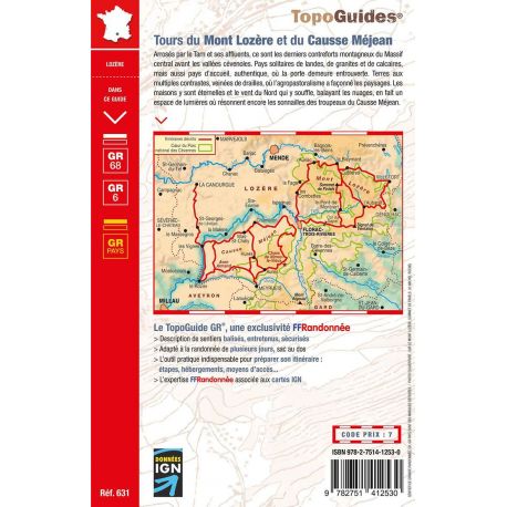 GR6/GR7/GR68/GR70 TOUR DU MONT LOZERE ET DU CAUSSE MEJEAN 631
