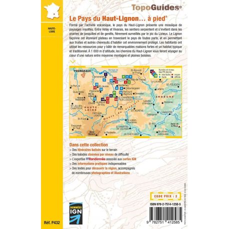 P432 LE PAYS DU HAUT-LIGNON A PIED