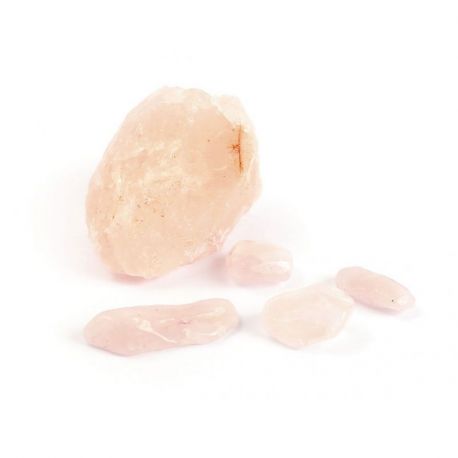 QUARTZ ROSE - KIT BOUGIE TENDANCE LITHOTHERAPIE