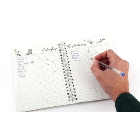 CARNET DE JARDINAGE 130X180 MM