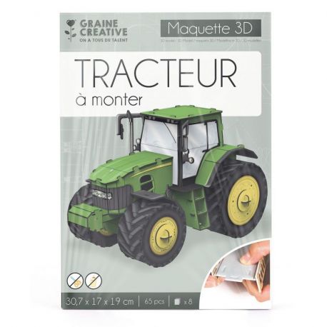 TRACTEUR A MONTER - MAQUETTE 3D