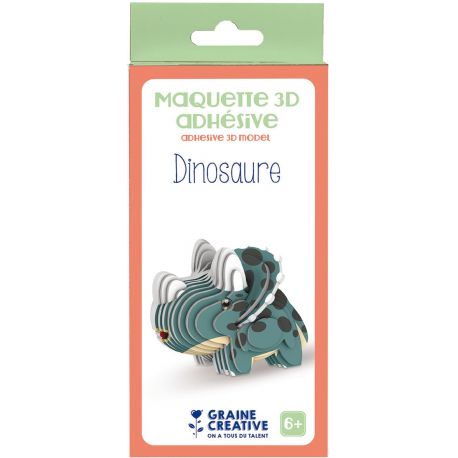 DINOSAURE - MAQUETTE ADHESIVE 3D