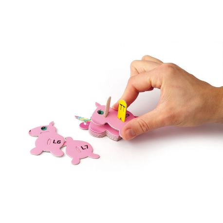 LICORNE - MAQUETTE ADHESIVE 3D