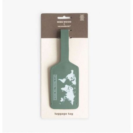 ETIQUETTE DE BAGAGE - VERT - 21X7CM LUGGAGE TAG (GREEN)