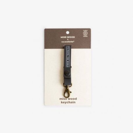 PORTE-CLES - GRIS - 12.5X3CM KEYCHAIN (GREY)