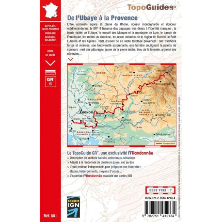GR6 DE LUBAYE A LA PROVENCE 601