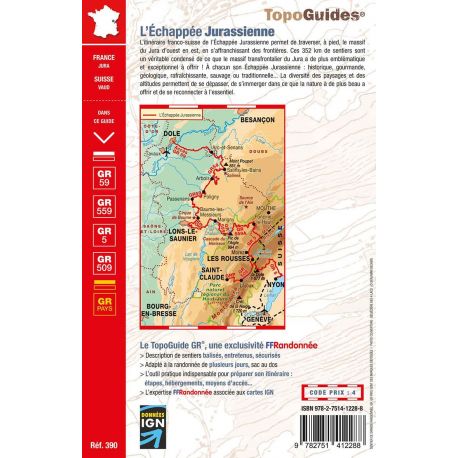 GR5/GR59/GR559/GR509 L'ECHAPPÉE JURASSIENNE 390
