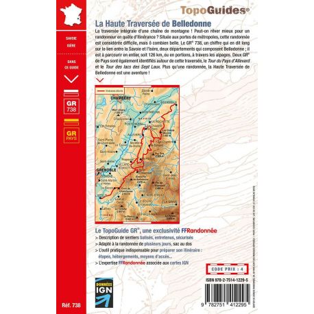 GR738 HAUTE TRAVERSÉE DE BELLEDONNE 738