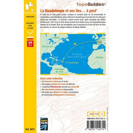 GRG1 LA GUADELOUPE & SES ILES A PIED D971