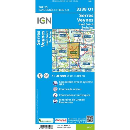 3338OT SERRES VEYNES HAUT BUECH BOCHAINE