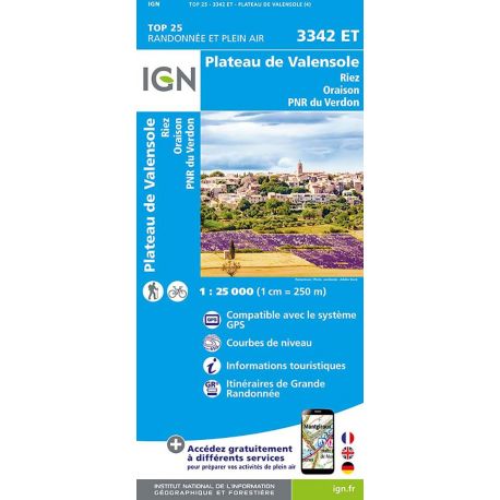 3342ET  PLATEAU DE VALENSOLE RIEZ ORAISON PNR DU VERDON