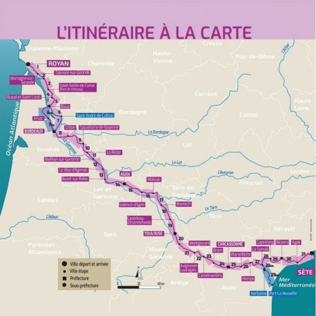 LE CANAL DES 2 MERS A VELO DE L'ATLANTIQUE A LA MEDITERRANEE