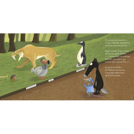 LE LOUP QUI ENQUETAIT AU MUSEE