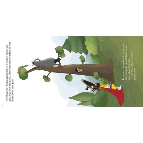 LE LOUP QUI VOULAIT ETRE UN SUPER- HEROS