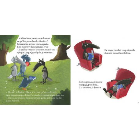 LE LOUP QUI N'AIMAIT PAS LIRE