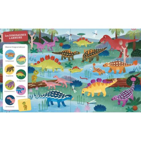 LES DINOSAURES - CHERCHE ET TROUVE DES TOUT-PETITS