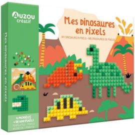 MES DINOSAURES EN PIXELS MON COFFRET D'ARTISTE