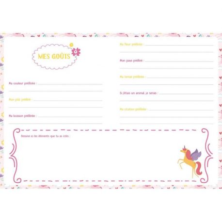 MON COFFRET SECRET LICORNE