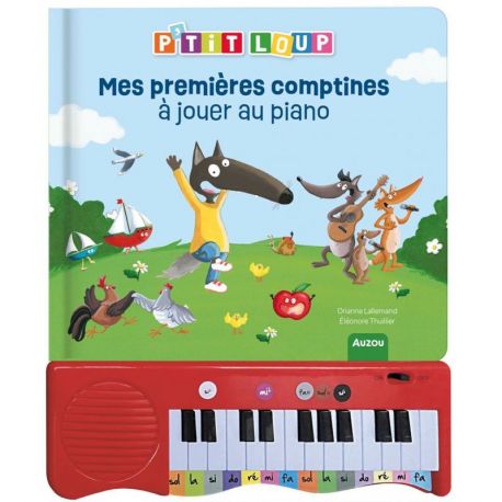 P'TIT LOUP MES PREMIERES COMPTINES A JOUER AU PIANO