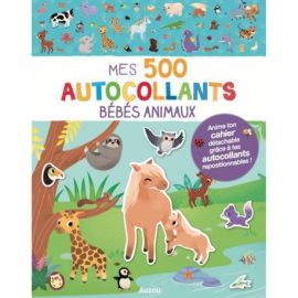 BEBES ANIMAUX -  MES 500 AUTOCOLLANTS