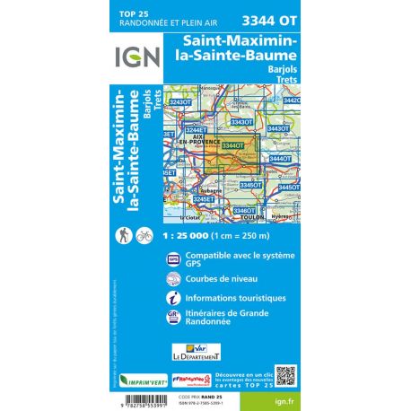 3344OT SAINT MAXIMIN LA SAINTE BAUME BARJOLS TRETS