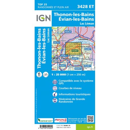 3428ET THONON LES BAINS EVIAN LES BAINS LAC LEMAN