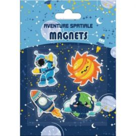 AVENTURE SPATIALE - KIT 4 MAGNETS