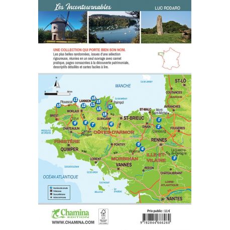 BRETAGNE MYSTERIEUSE - TOME 1 BRETAGNE NORD - BALADES A PIED