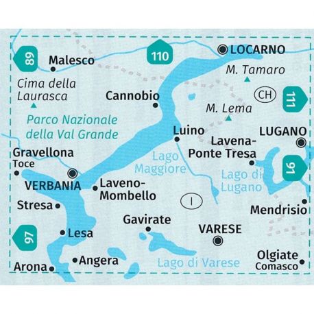 90 LAGO MAGGIORE - LAGO DI VARESE