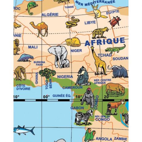 MAXI ANIMAUX - GLOBE 50 CM