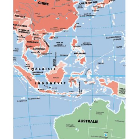 GLOBE MAXI 42 CM SHINY PAYS ET VILLES DU MONDE