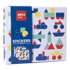 VEHICULES - BOITE GOMMETTES GEOMETRIQUES