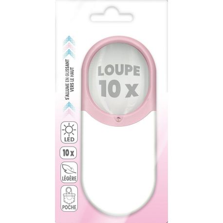LOUPE DE LECTURE LED ROSE