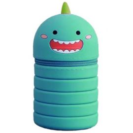 TROUSSE EXTENSIBLE SILICONE DINOSAURE VERT