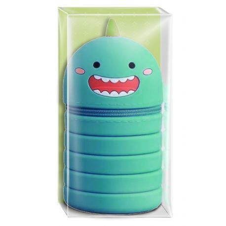 TROUSSE EXTENSIBLE SILICONE DINOSAURE VERT