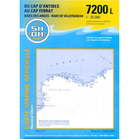 7200L CAP D'ANTIBES AU CAP FERRAT BAIES DES ANGES