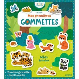 BEBES ANIMAUX - PETITES POUSSES MES PREMIERES GOMMETTES